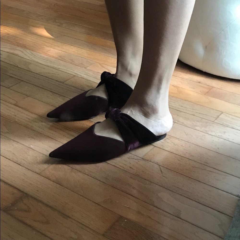 Zara Satin & Velvet Mules - Picture 7 of 8